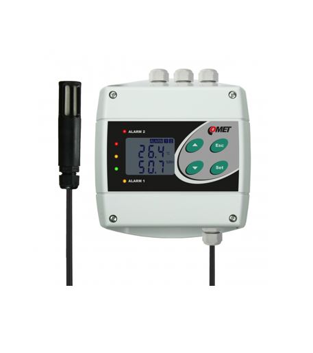 H3021 Relative humidity and temperature controller with COMET relay output relative humidity and temperature controller with two relay outputs