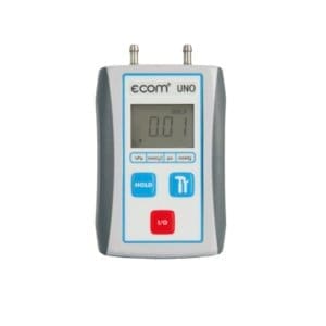Pressure gauge for making field measurements of draught or pressure