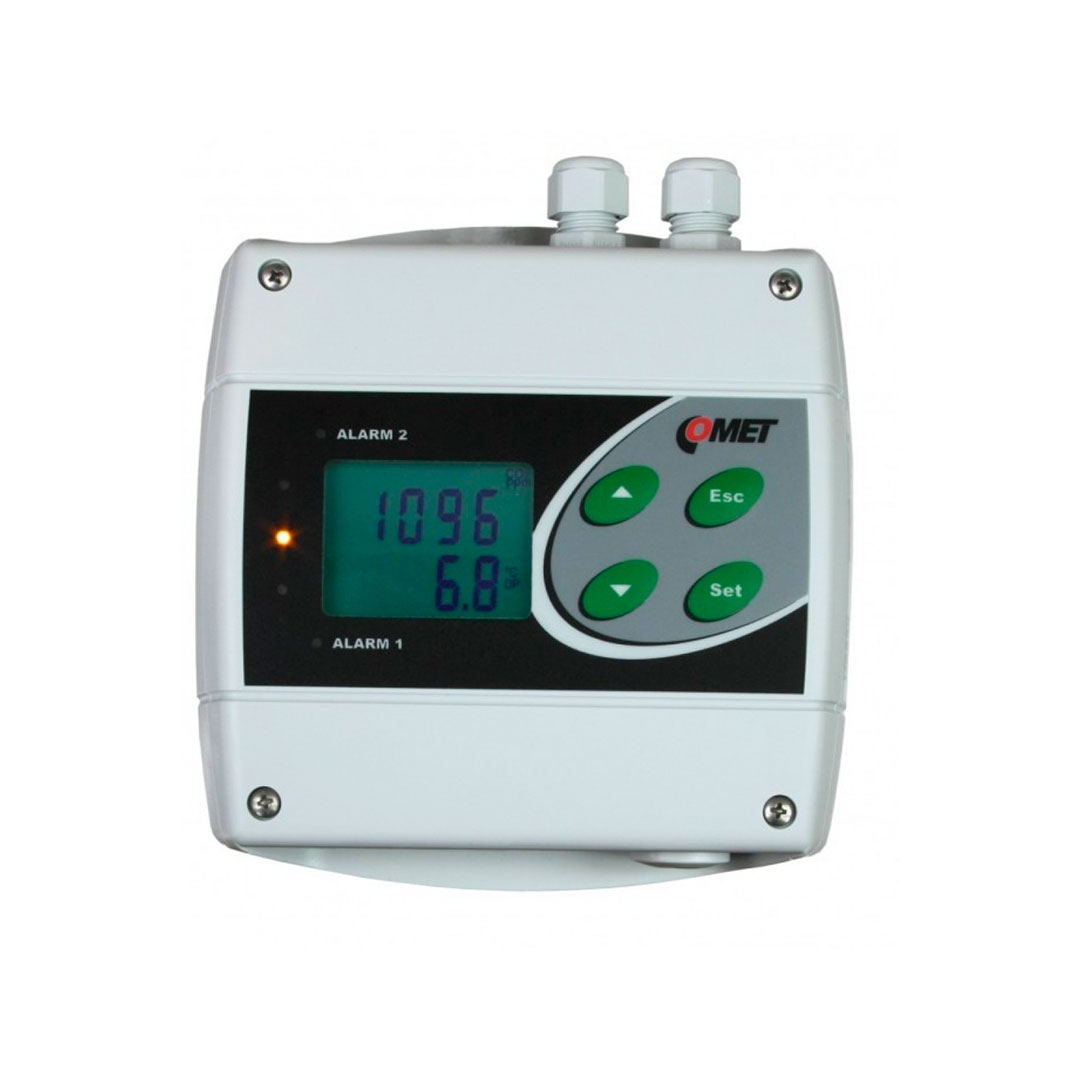 H5524 CO2 meter with movable sensor and two output relays and Ethernet COMET connection for CO2 measurement