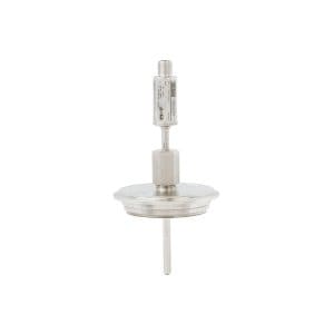 The RTD temperature sensor in hygienic design with hygienic process connections is used for temperature measurement in industrial processes.