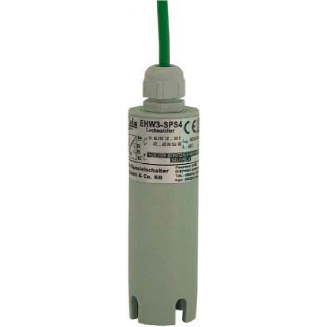 Signals the presence of liquid media due to, for example, a burst pipe, via an electrode relay. Floor electrodes are designed for use in dry rooms.