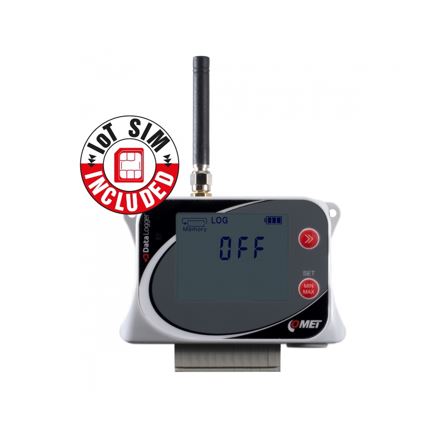 U7844Msim IoT brezžični 4-kanalni data logger z impulznimi in binarnimi vhodi, vgrajen GSM modem in SIM kartica COMET IoT brezžični data logger