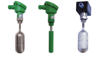 Floating level switches with dock or head