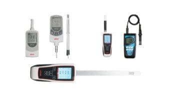 Portable humidity, temperature and atmospheric pressure gauges
