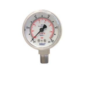 130.15 manometer WIKA za aplikacije visoke čistosti se uporablja pri merjenju tlaka plinskih in tekočih medijev.
