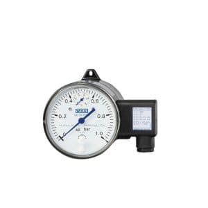 The DPGT40 differential pressure gauge with WIKA output signal is used for pressure measurement of gaseous and liquid media.