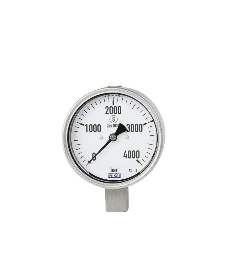 PG23HP-P_slika PG23HP-P manometer WIKA za visoke tlake se uporablja pri merjenju tlaka plinskih in tekočih medijev.