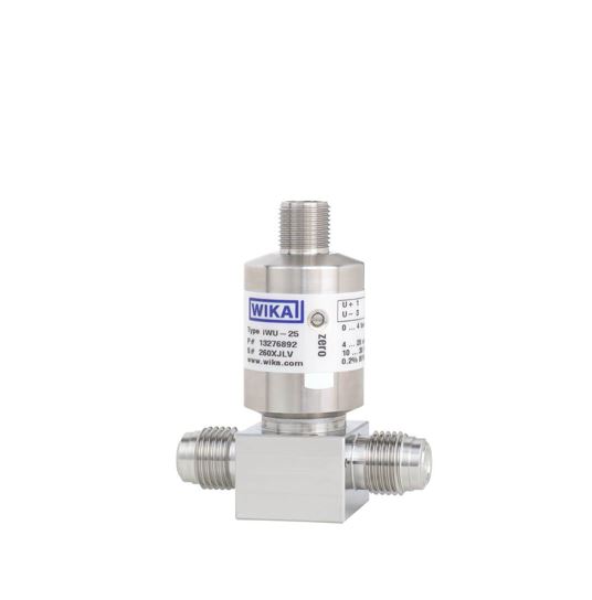 iWU-25 The WIKA iWU-25 ultra high purity pressure transmitter for hazardous areas is a device that detects pressure and converts it into an electrical signal, the amount depending on the pressure or fluid.