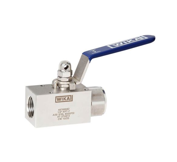 BV_1 BV ball valve for low torque, low wear pressure gauges for general purpose use.
