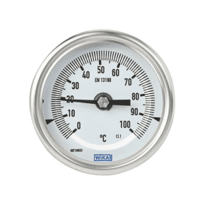 The TG54 bimetallic thermometer is suitable for use in the chemical and petrochemical, oil and gas, power and shipbuilding industries.