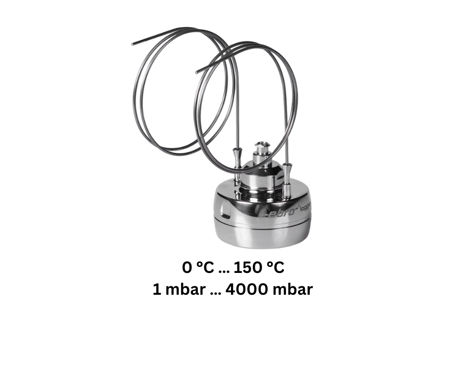 parni tlak (19) EBI 12-TP322 brezžičen data logger za kontinuirane meritve temperature in tlaka. 2 zunanja+notranji senzor. 0 °C ... 150 °C, 0 mbar ... 4000 mbar.