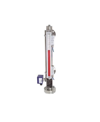 BNA, bypass level indicator with magnetic display, WIKA level gauge