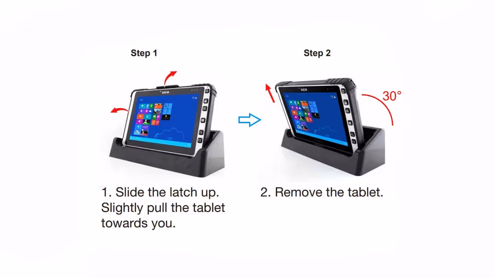 handheld-algiz-8x-desktop-cradle-how-to-2 ALGIZ 8X namizna postaja-desktop dock za postavitev ALGIZ 8X