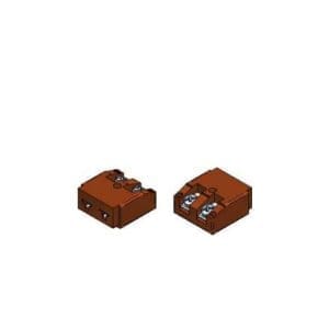 miniature recessed high temperature connector for thermocouple