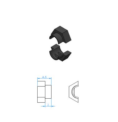 KMZV cable protection insert