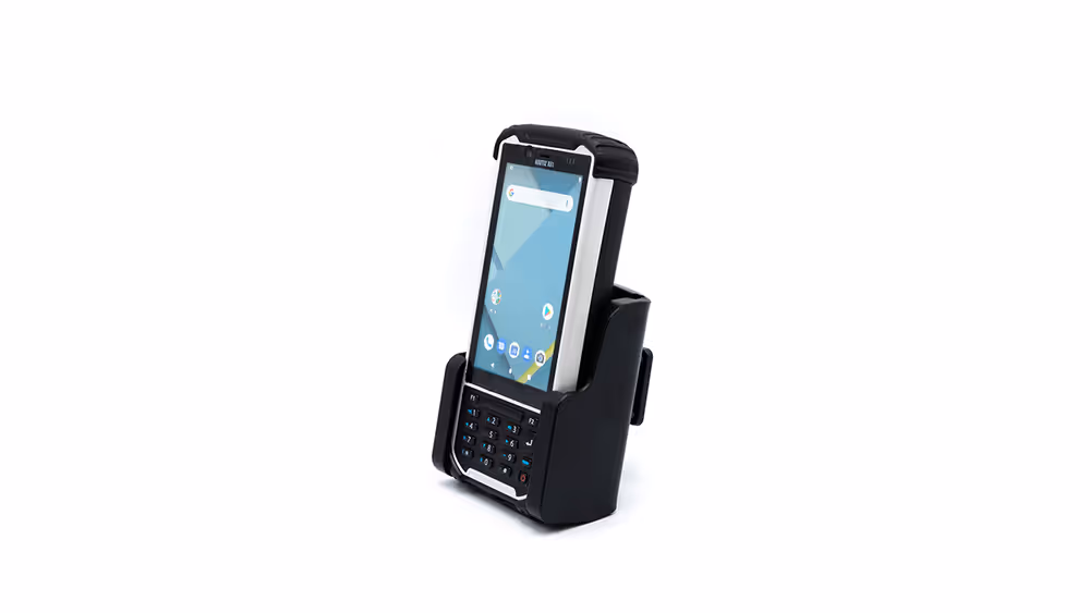 NX81-1003 _1 kompatibilnost, nosilec za terenski telefon, nosilec za industrijski telefon, postaja za Nautiz X81, terenski androidni phablet, ultra robusten, desktop cradle za Handheld telefon, stojalo za Nautiz X81, Nautiz X81,