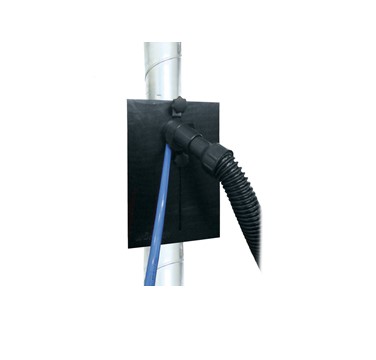 tesnilo za vrata Tesnilo za vrata proti sajam Wöhler za odprtine 95 ... 190 mm Ø in za odprtine 95 x 95 mm ... 190 x 290 mm, z nastavkom za cev sesalnika Ø 36, 38 in 42 mm.