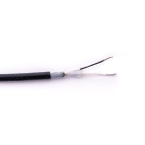 KTJ02X0.22VVOT260, TERMO kabel kompenzacijski za priklop termoelementov tipa J, 2 x 0.22 mm2, z izolacijo iz steklenih vlaken. -40 ... +260 ℃.