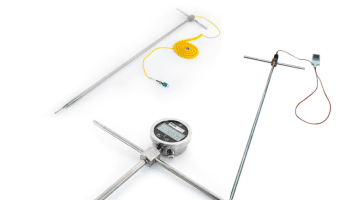 Sensors for temperature measurements in compost, humus, silage materials