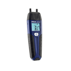 DM 602 digitalni manometer Wöhler z osvetljenim zaslonom je popolna vsestranska naprava za merjenje diferenčnega tlaka in temperature.
